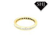 18ct Yellow Gold Diamond Full Hoop Eternity Ring 0.92ct