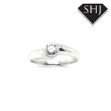 Platinum Diamond Single Stone Ring 0.25ct