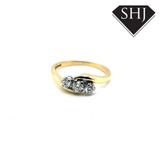 18ct Yellow Gold 3 Stone Diamond Ring