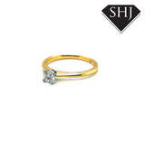 Affordable Luxury 18ct Yellow Gold/White Gold Ring 0.40pt