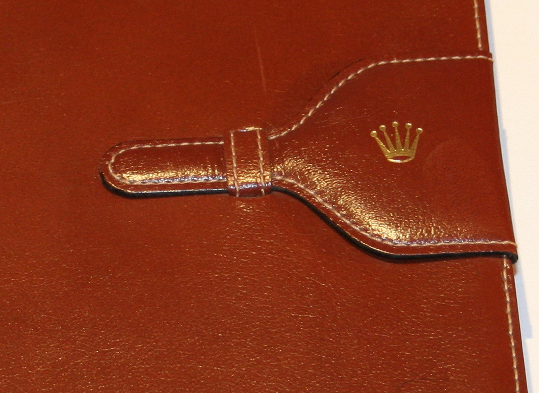 Rolex Leather Notepad