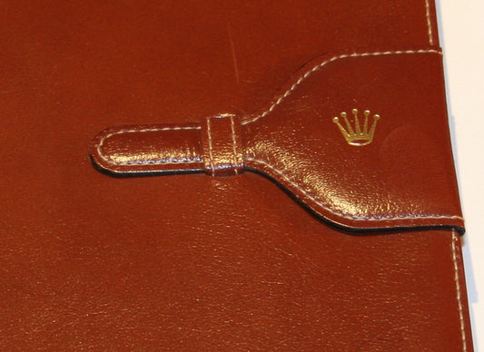 Rolex Leather Notepad