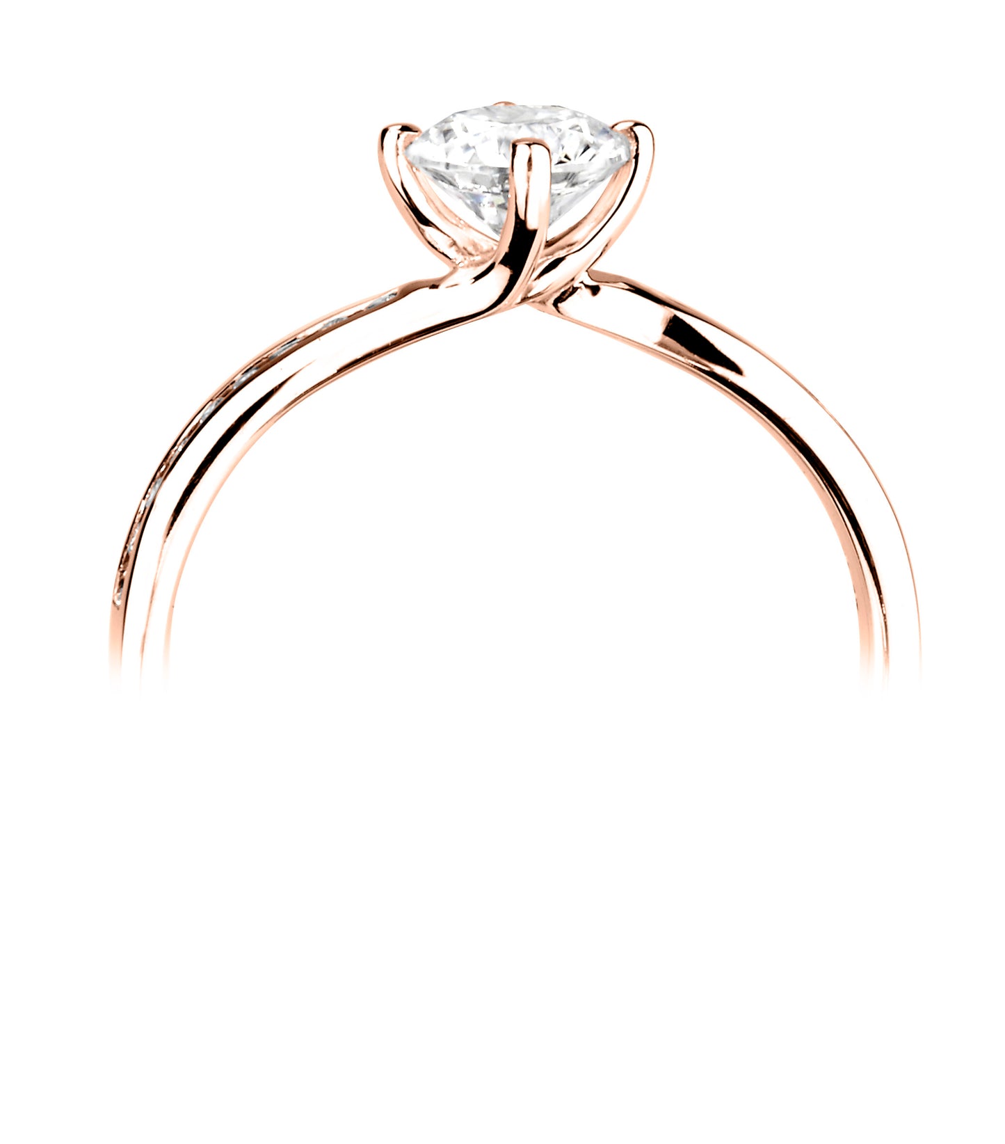 Solitaires - Diamond Shoulders