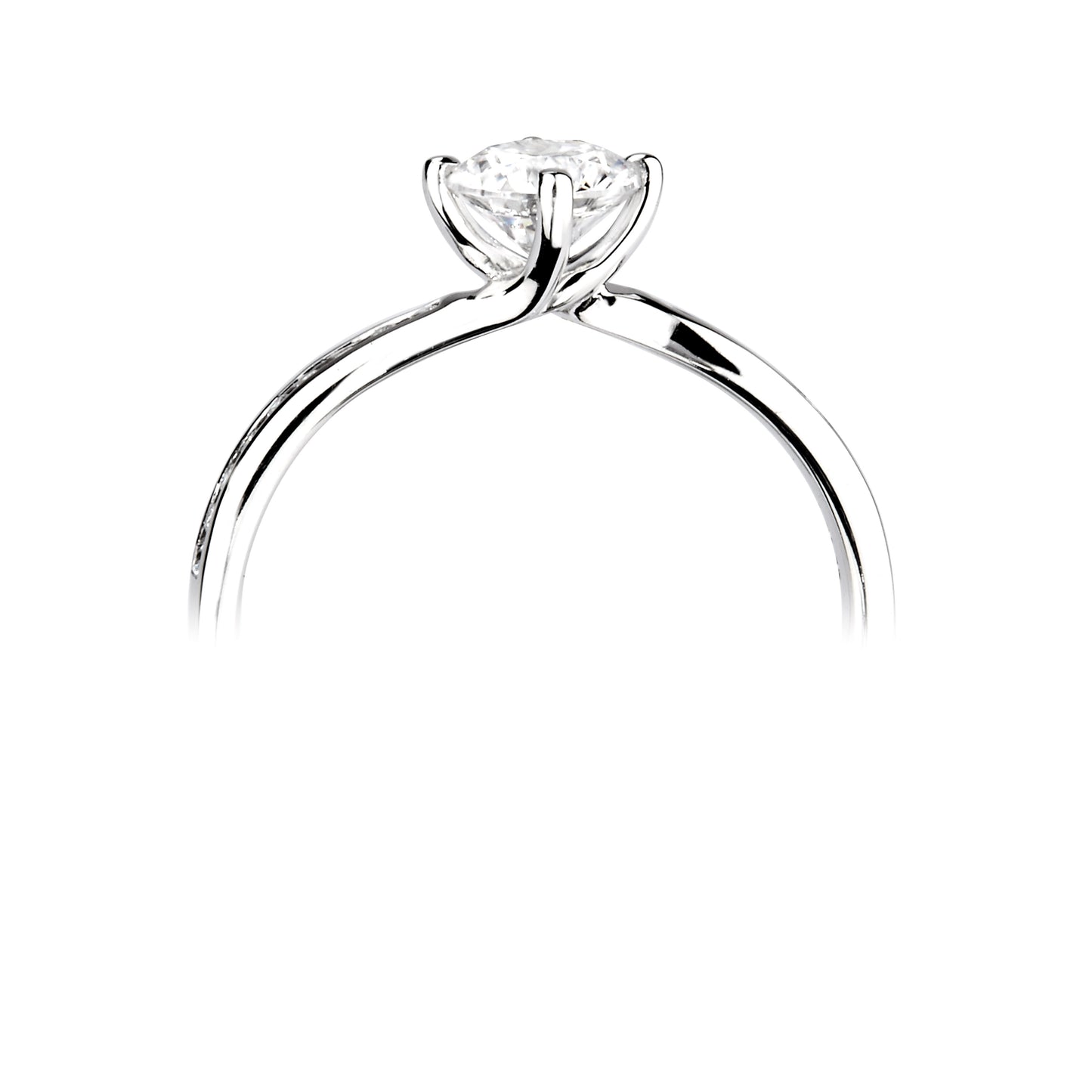 Solitaires - Diamond Shoulders
