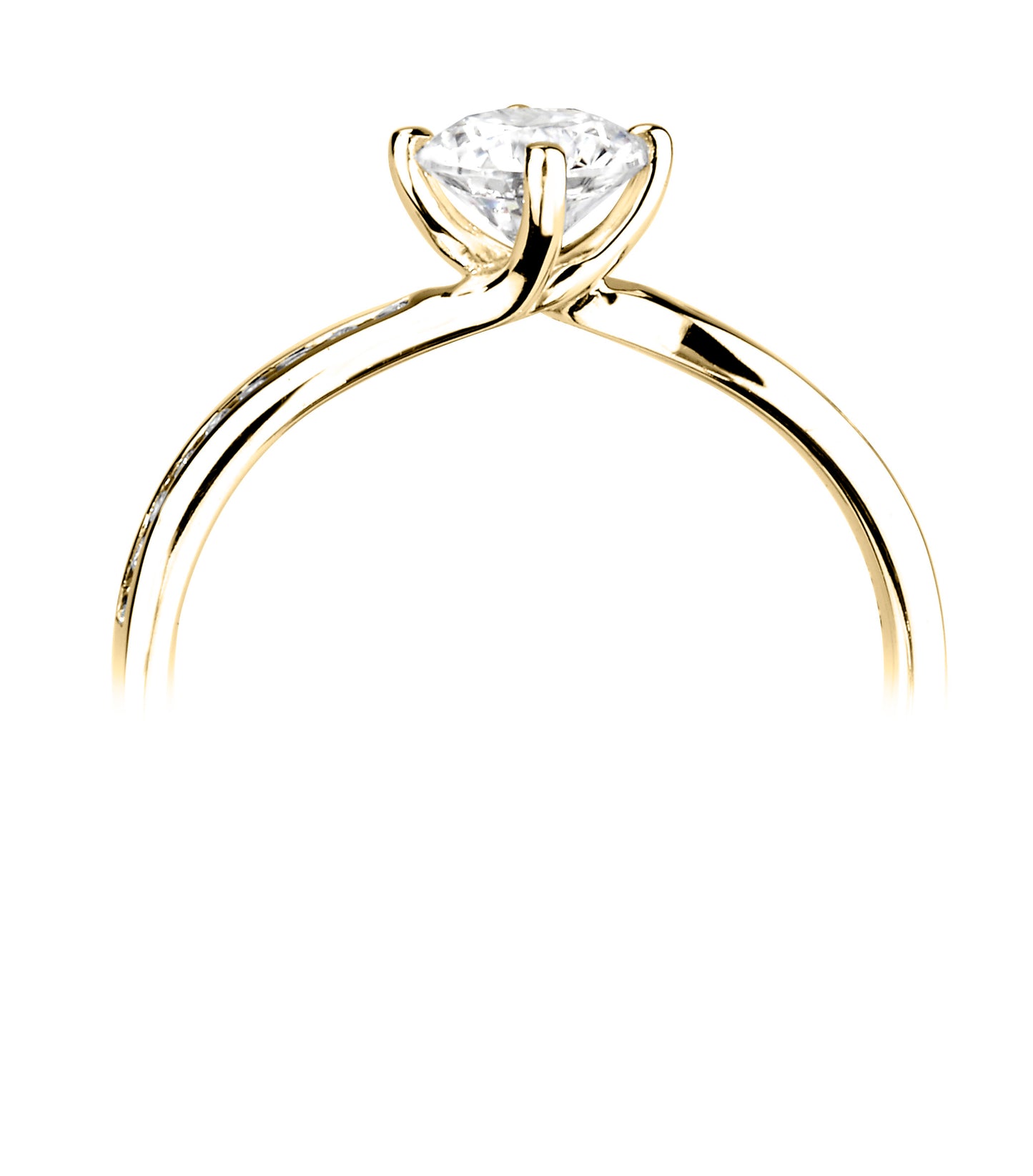 Solitaires - Diamond Shoulders