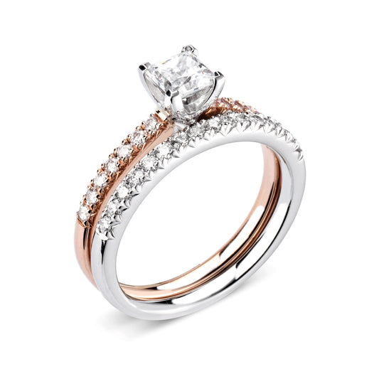 Solitaires - Diamond Shoulders