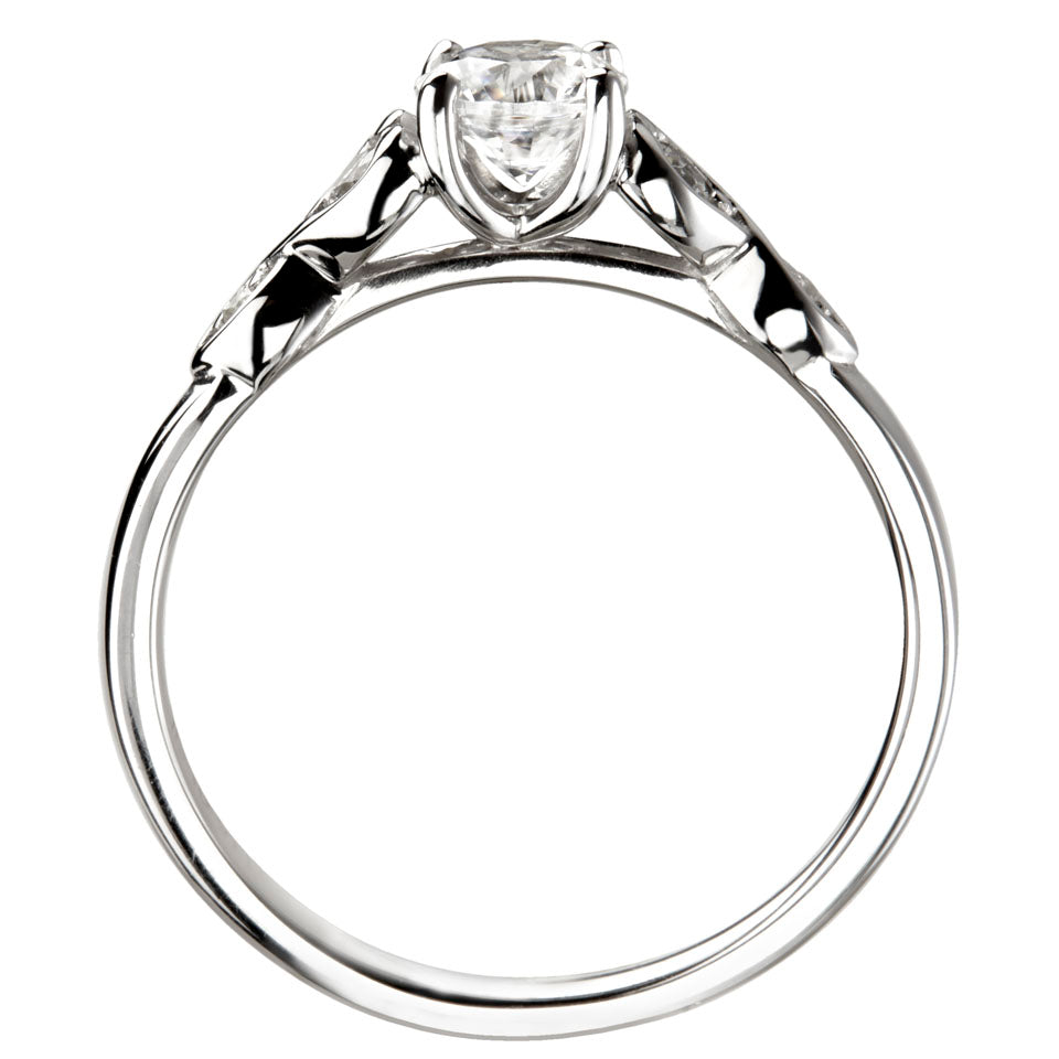 Solitaires - Diamond Shoulders