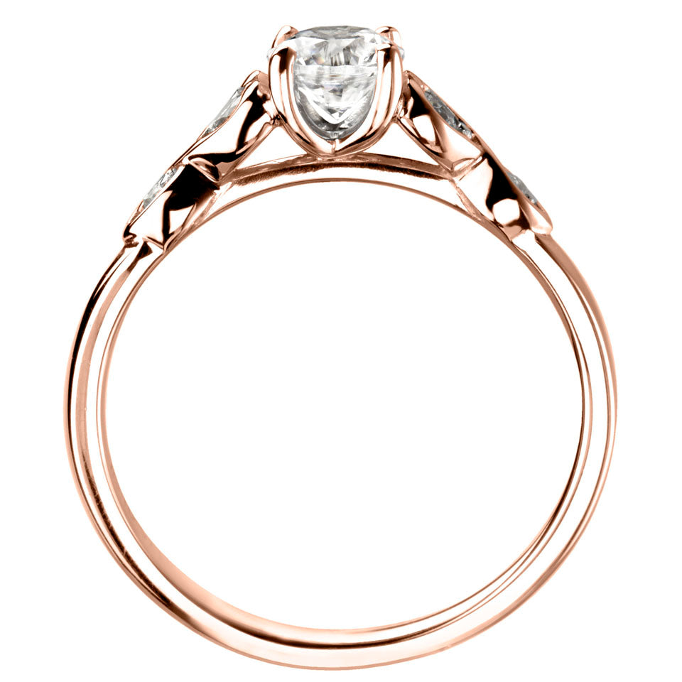 Solitaires - Diamond Shoulders