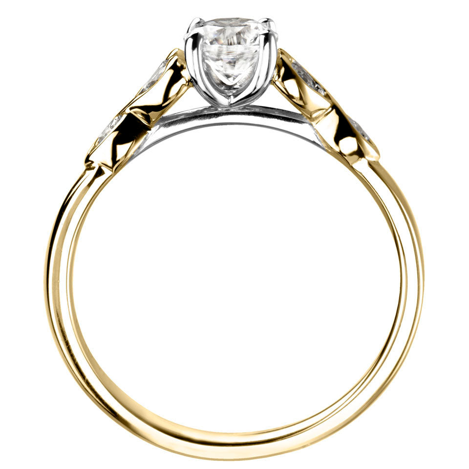 Solitaires - Diamond Shoulders