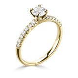 Solitaires - Diamond Shoulders