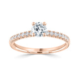 Solitaires - Diamond Shoulders